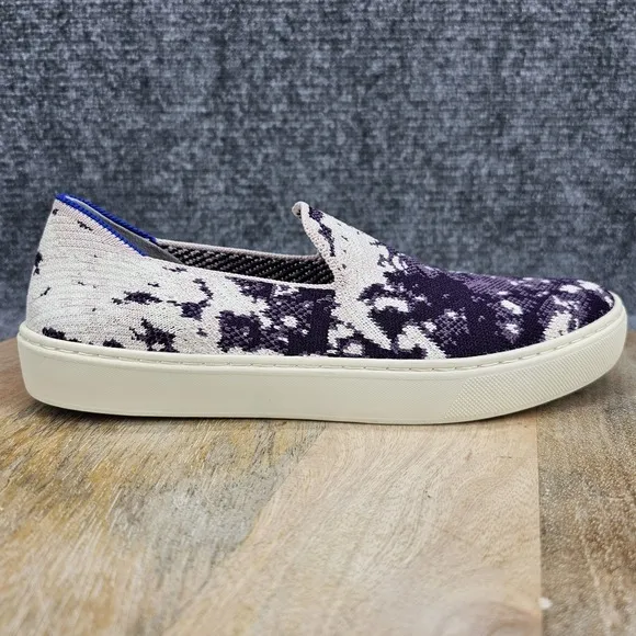 Rothys Womens Size 8 Shibori Tye Dye Limited Edition Purple Slip On Shoes