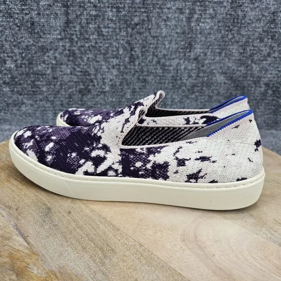 Rothys Womens Size 8 Shibori Tye Dye Limited Edition Purple Slip On Shoes