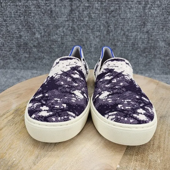 Rothys Womens Size 8 Shibori Tye Dye Limited Edition Purple Slip On Shoes