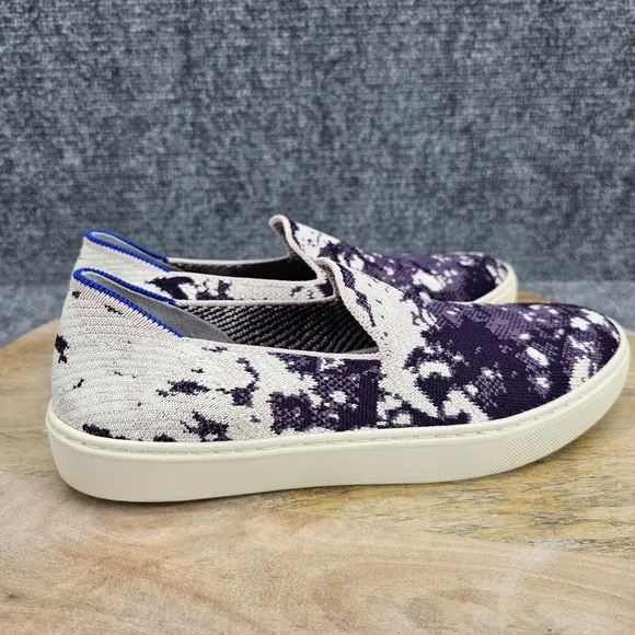 Rothys Womens Size 8 Shibori Tye Dye Limited Edition Purple Slip On Shoes