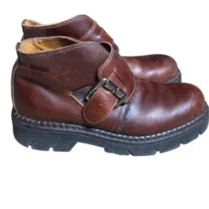 Rovers Spain leather boots brown thick sole 43 or US 10 men’s