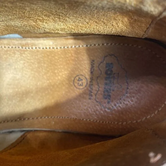 Rovers Spain leather boots brown thick sole 43 or US 10 men’s