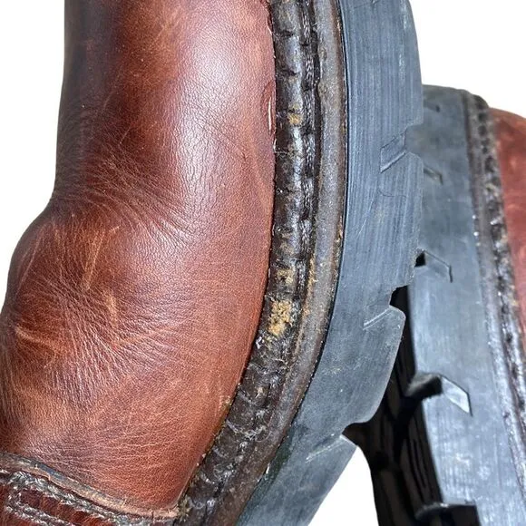 Rovers Spain leather boots brown thick sole 43 or US 10 men’s