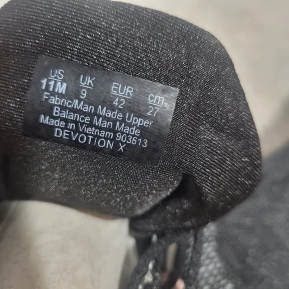 Ryka Devotion X Women's Size 11M US Black Athletic Training Sneaker Shoes 903613