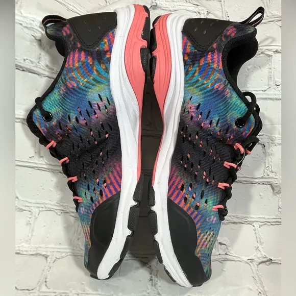RYKA Vivid RZX Woman's Training Shoes/Sneakers Black Tie Dye-7