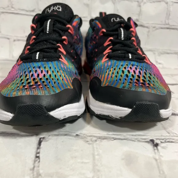 RYKA Vivid RZX Woman's Training Shoes/Sneakers Black Tie Dye-7