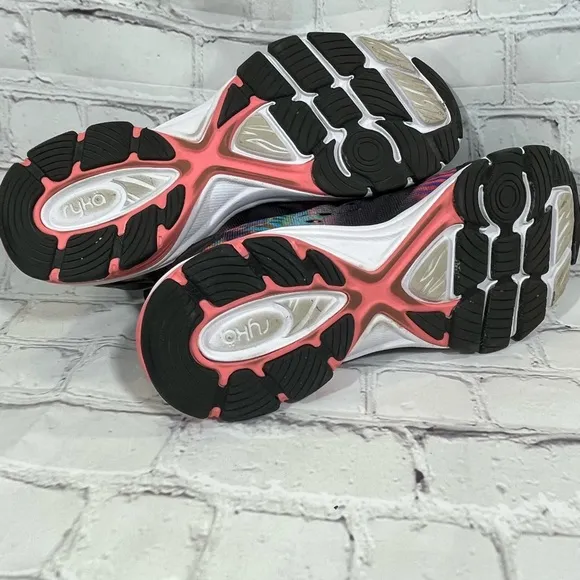 RYKA Vivid RZX Woman's Training Shoes/Sneakers Black Tie Dye-7