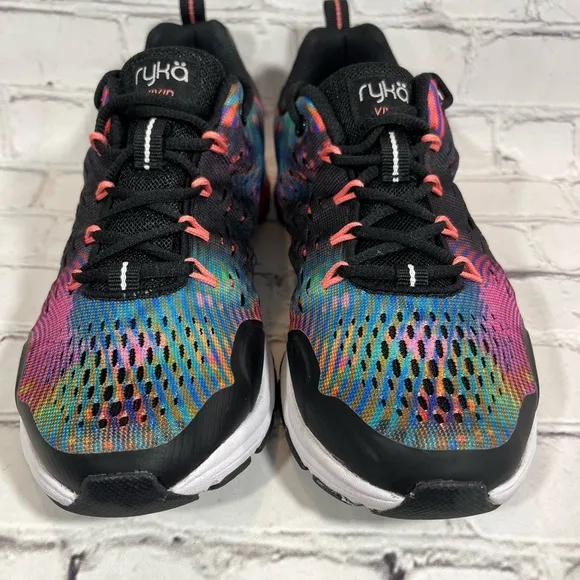 RYKA Vivid RZX Woman's Training Shoes/Sneakers Black Tie Dye-7