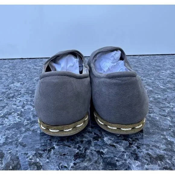 Sabah Women’s Size 39 US Sz 8.5 Slip On Shoes Gray Leather