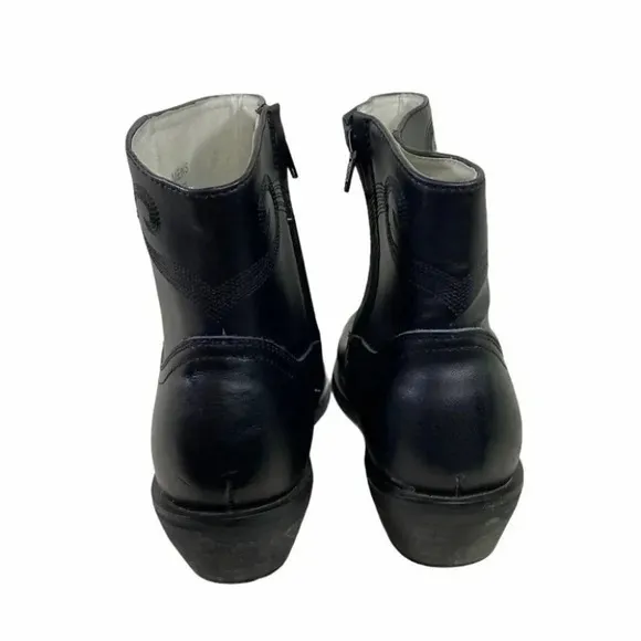 Saddle Tramp men’s 8.5W black‎ ankle cowboy boots