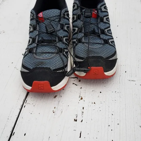 Salomon Contagrip Mens Blue Athletic Shoes Men's Size 5 Drawstring Ties