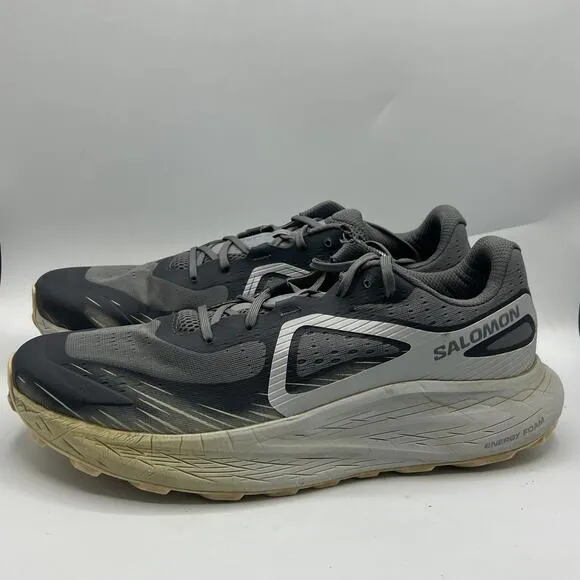 Salomon Glide Max TR Mens Size 14 Gray Trail Running Sneakers Shoes Hiking Mesh