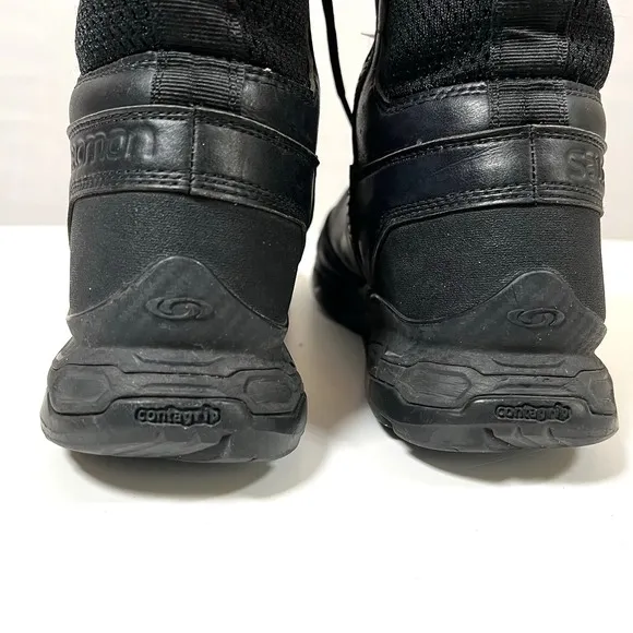 Salomon Jungle Ultra Boots Men's Size 9 Combat Tactical Black Lace Up 406093