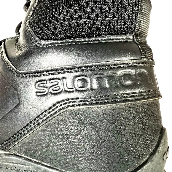 Salomon Jungle Ultra Boots Men's Size 9 Combat Tactical Black Lace Up 406093