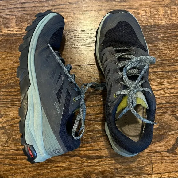 Salomon Outline GTX Gore-Tex Women's Hiking Shoes Blue Trail (159817) size 8