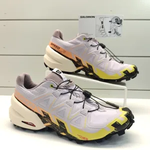 Salomon Speed Cross 6 Orchid Petal Black Women's Trail Running Sneakers size 9.5