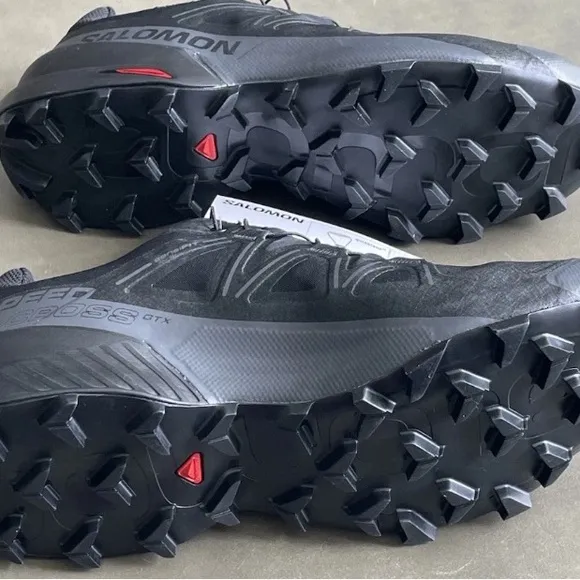 Salomon SpeedCross GTX  Mens Gore-Tex Trail Shoes Black 475690