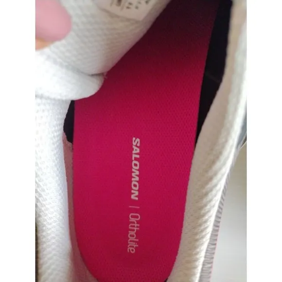 Salomon‎ Thundercross Gray Neon Running Shoes Woman's 11.5 Sneakers 473826