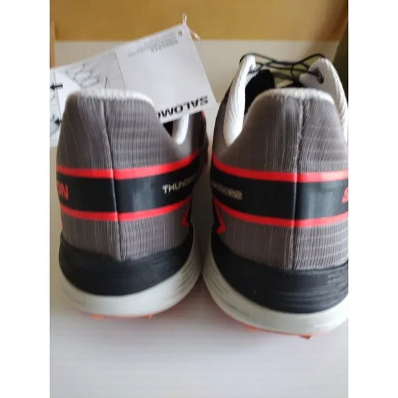 Salomon‎ Thundercross Gray Neon Running Shoes Woman's 11.5 Sneakers 473826