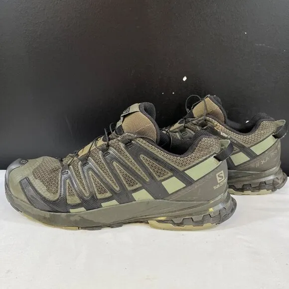 Salomon XA Pro 3D Mens Green Hiking Shoes Size 11.5 SKU 6426