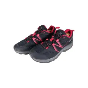 Salomon Women's Impala US 8 Black Barberry Low Top Lace-Up Hiking Shoes