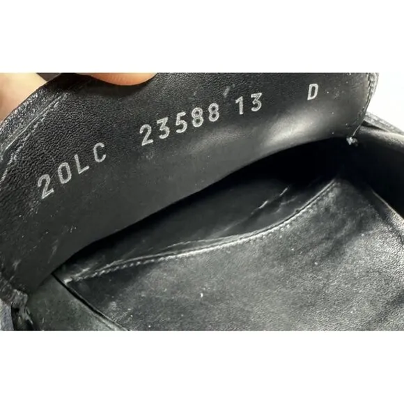 Salvatore Ferragamo Tazio Black Leather Loafers Men’s Size 13 D Shoes Slip On