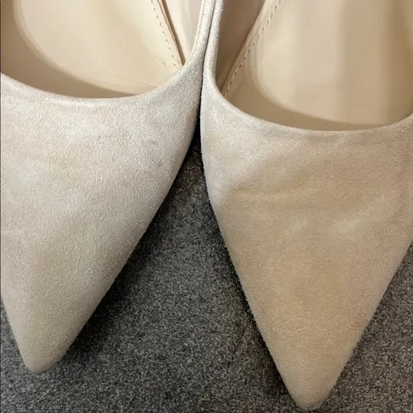 Sam Edelman women’s 8.5 WANDA POINTED TOE FLAT Elegant Cream suede Shoes