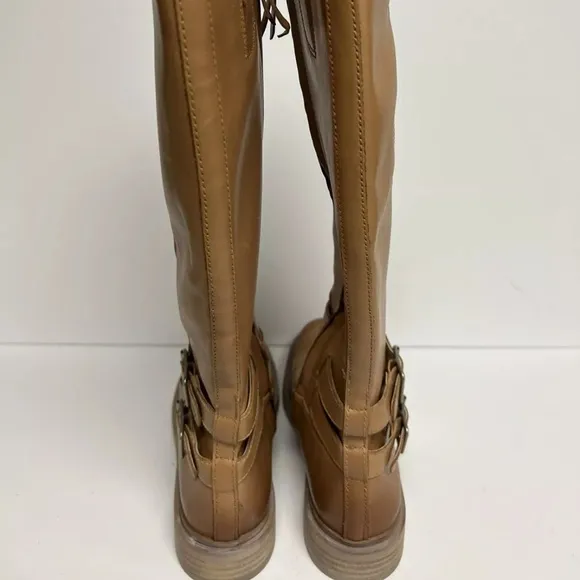 Sam Edelman Women’s Freda Tall Boots Brown Leather, Size 8 M