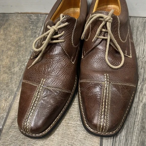 Sandro Moscoloni Brazil 9103  split cap toe leather oxford’s shoes size 10.5