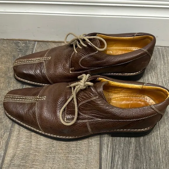 Sandro Moscoloni Brazil 9103  split cap toe leather oxford’s shoes size 10.5