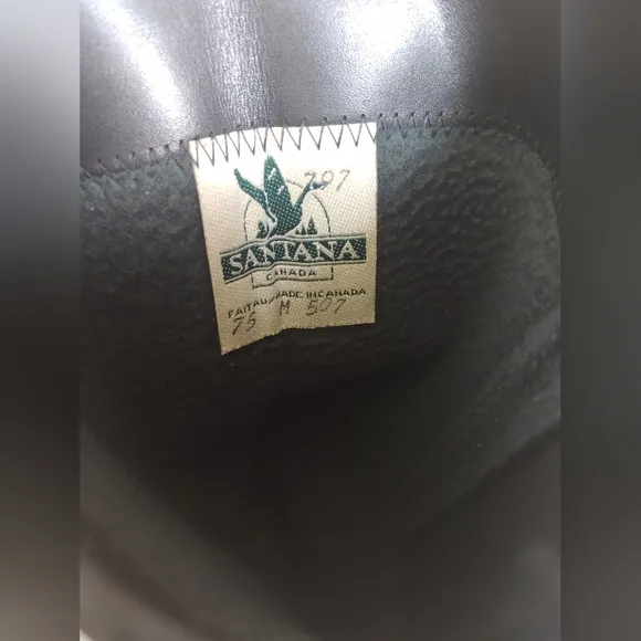 Santana Canada Black Leather Waterproof Knee Riding Boots