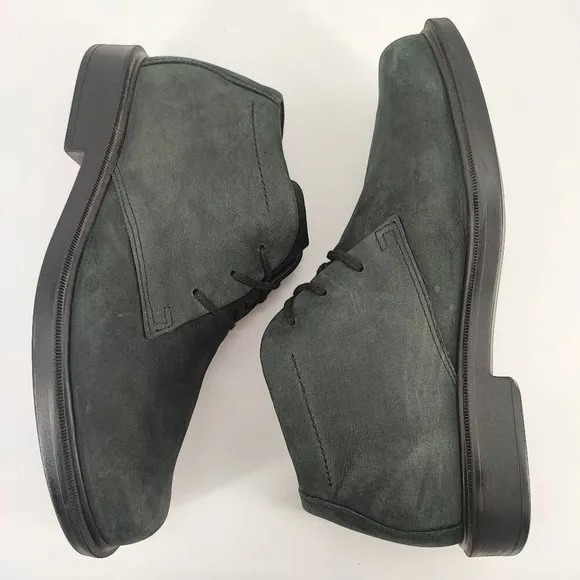 SAS Men’s Statesman Chukka Boots Oily Black Leather Size 11W