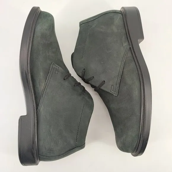SAS Men’s Statesman Chukka Boots Oily Black Leather Size 11W