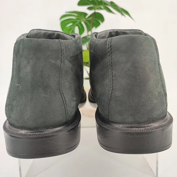 SAS Men’s Statesman Chukka Boots Oily Black Leather Size 11W