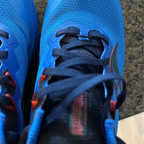 Saucony Blue and Black Athletic Shoes