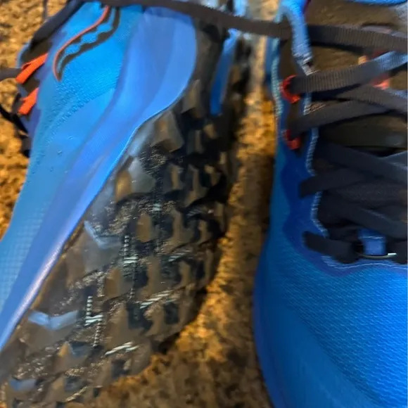 Saucony Blue and Black Athletic Shoes