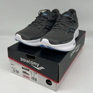Saucony RIDE 15 Charcoal Grey Jewel Blue Detail‎ S10729-115 Running Shoes 7.5M