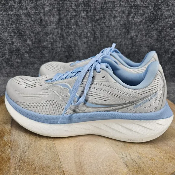 Saucony Ride 18 Womens Size 9.5 Gray Low Top Athletic Running Shoes S11000-105