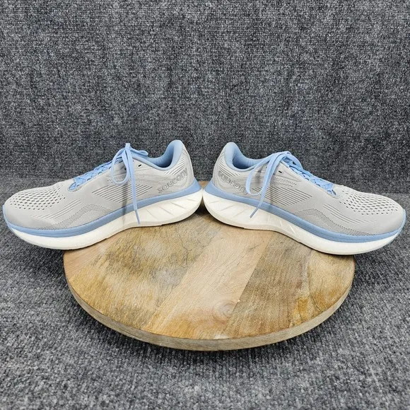 Saucony Ride 18 Womens Size 9.5 Gray Low Top Athletic Running Shoes S11000-105