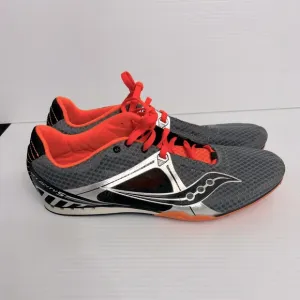 Saucony Track shoes men’s size 12.5 gray/ orange