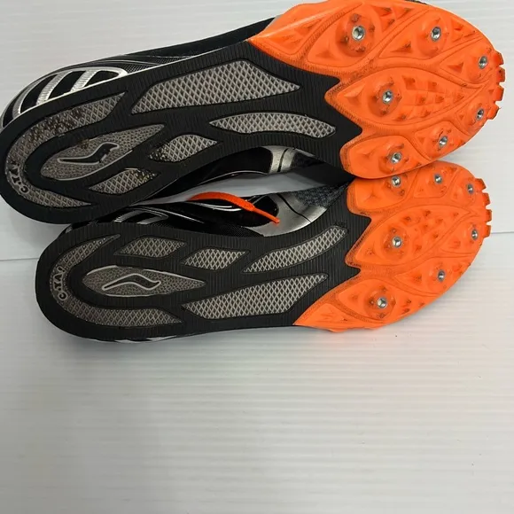 Saucony Track shoes men’s size 12.5 gray/ orange