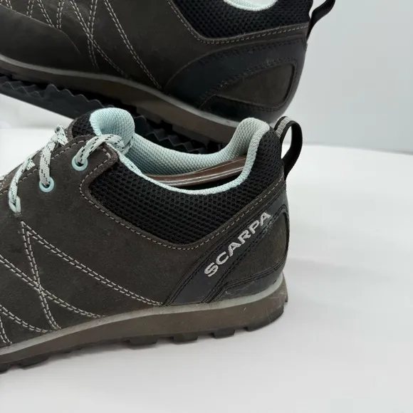 Scarpa Crux Approach Womens 9 Hiking Shoes Mountaineering Low Suede Waterproof