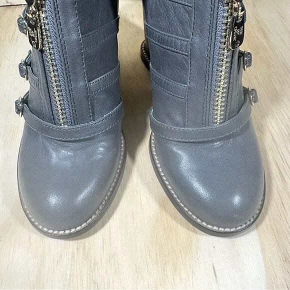 See By Chloe Gray Wedge Ankle Boots Women’s Size 6.5