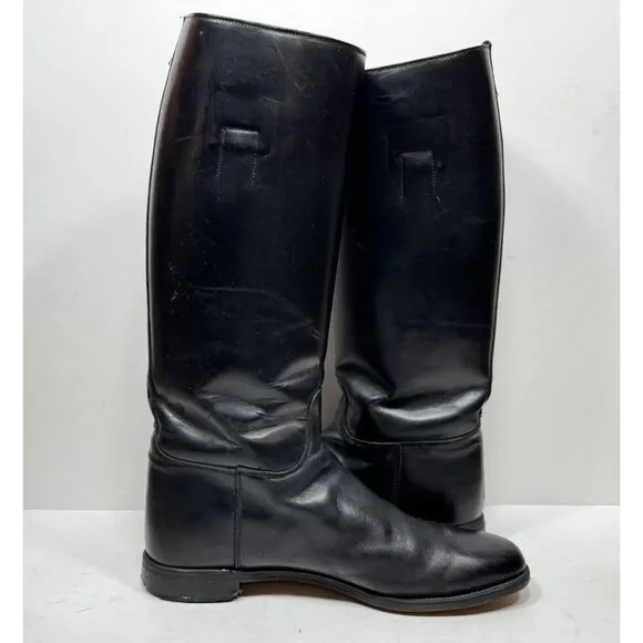 Service Riding Apparel Black Leather Riding Boots Women’s Size 10 C