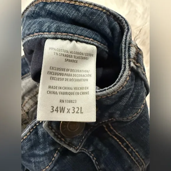 Shyannne Jeans Women's 34w 32L Blue Medium Wash Boot Cut Jeans Great Condition