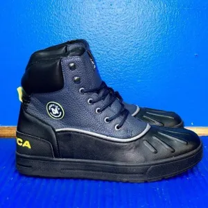 Size 11- Men’s Nautica Padden Maritime Heritage Duck Boots Lace-Up Black NEW