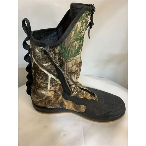Size 11- Nike Realtree Air Edge Camo Ankle High Boots Shell‎ Carry Boots