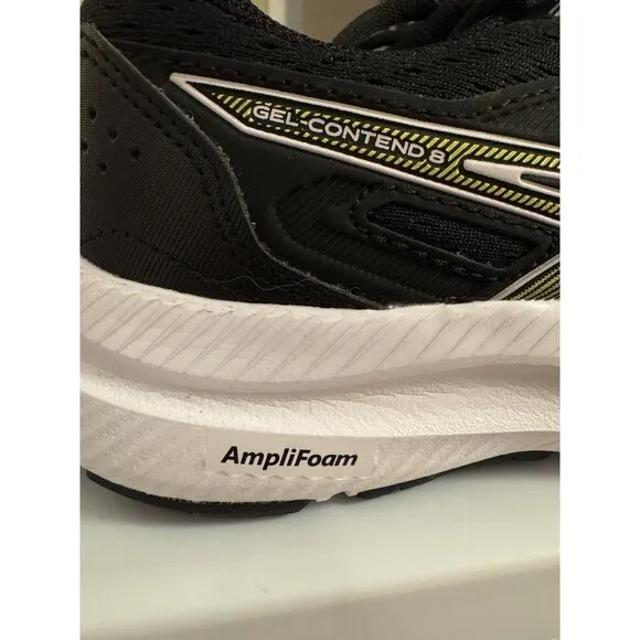 Size 6.5 - Women’s ASICS Shoes GEL-Contend 8 Ortholite Black Sneakers