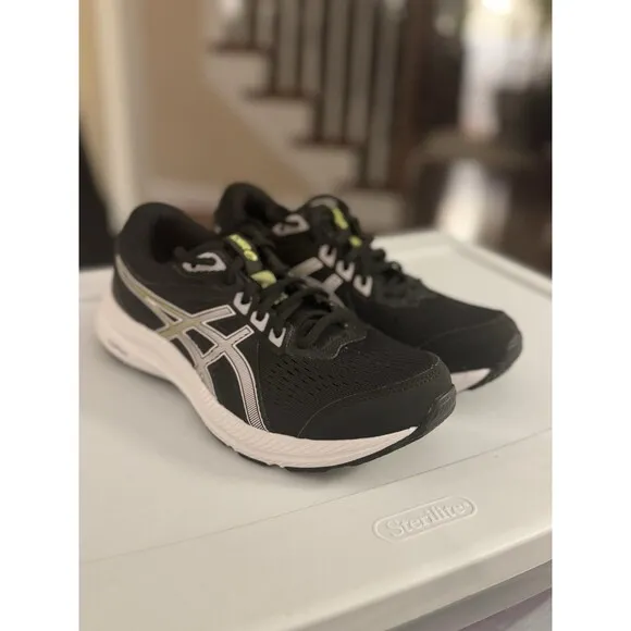 Size 6.5 - Women’s ASICS Shoes GEL-Contend 8 Ortholite Black Sneakers