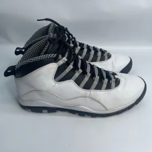 Size 14 - Nike Air Jordan‎ 10 Retro Steel 2013 Pre Owned 310805-103 (READ)